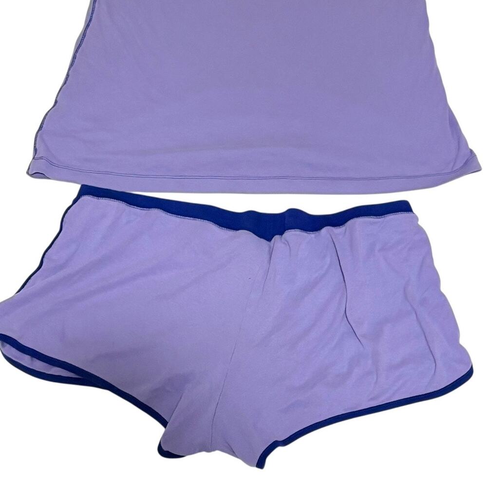 CLEARANCE Victoria's Secret Pajama Lounge Set - Tank Top & Shorts - L - Purple - Picture 4 of 15